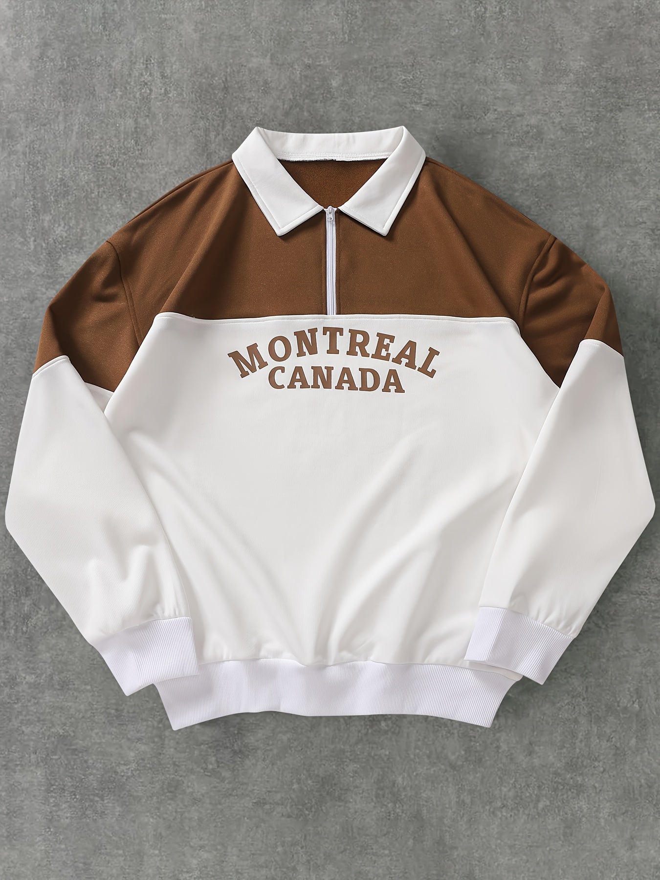 Polo Masculina de Manga Longa com Half-Zip – Estampa Golf, Regular Fit, Para Meia Estação