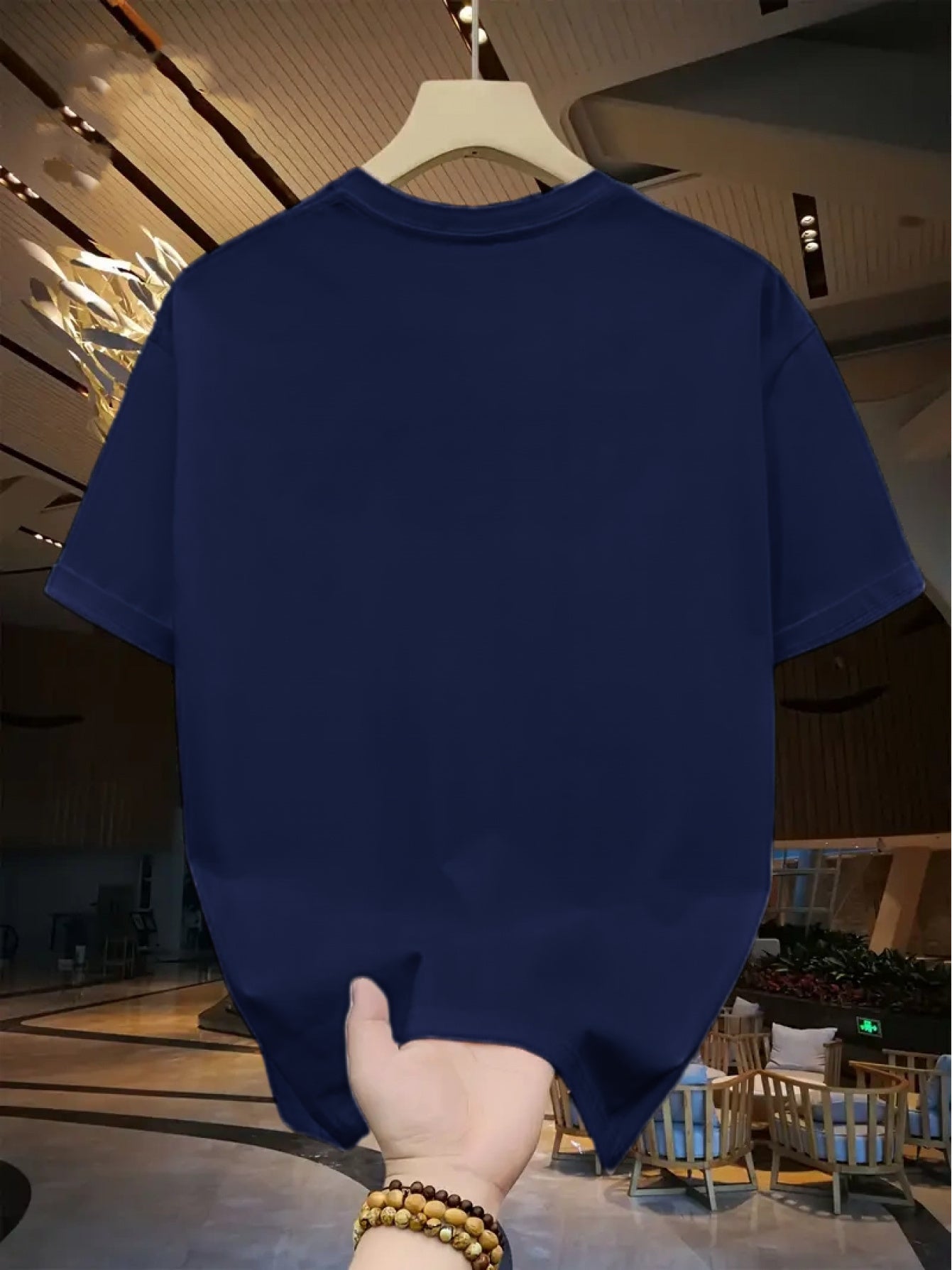 Camiseta Masculina 100% Algodão – Modelo Boston Minimalista, Gola Redonda, Respirável para o Verão, Conforto Premium para Uso Diário, Casual ou Formal