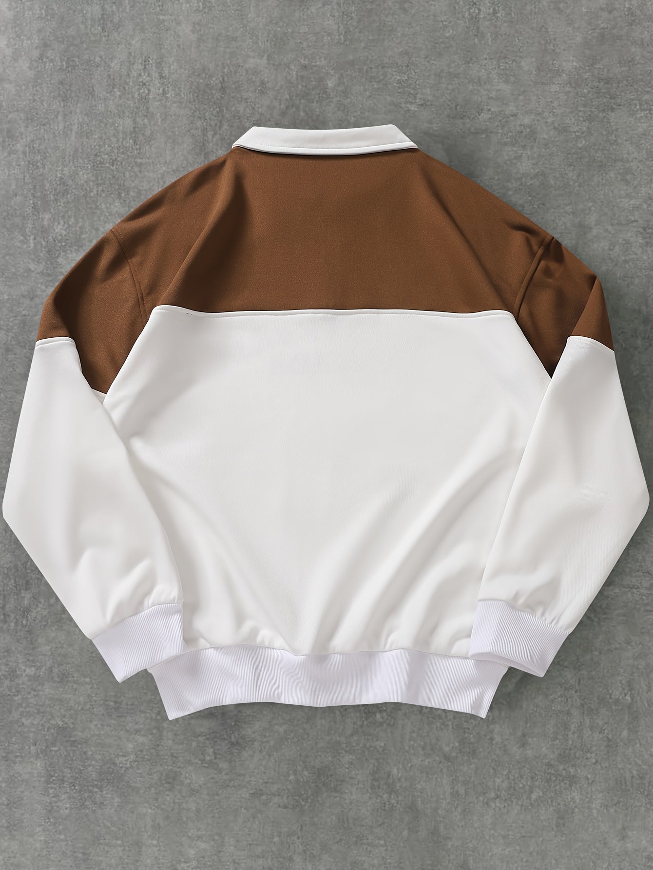 Polo Masculina de Manga Longa com Half-Zip – Estampa Golf, Regular Fit, Para Meia Estação