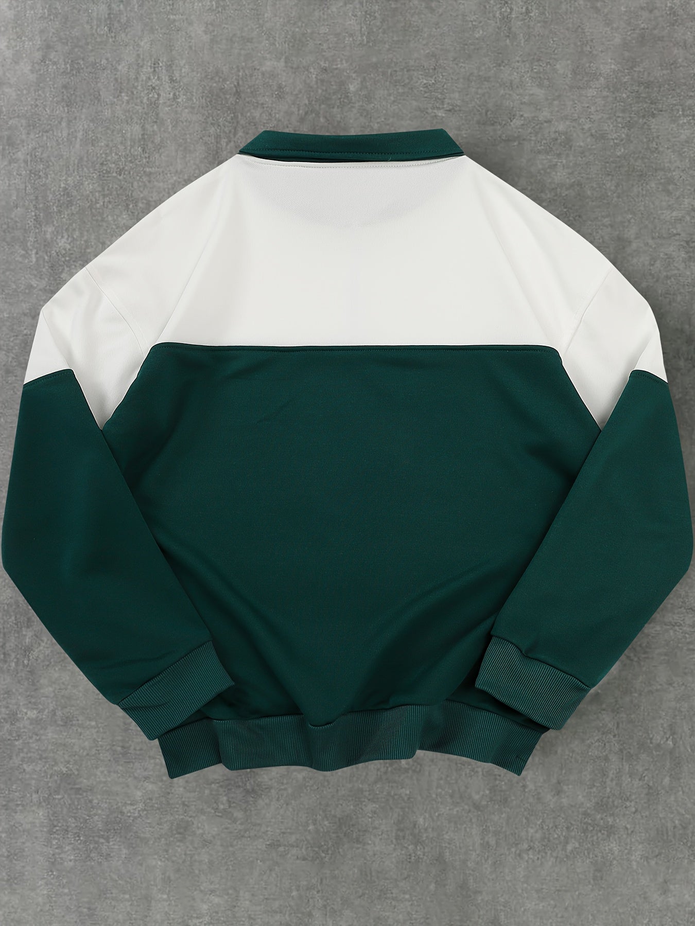 Polo Masculina de Manga Longa com Half-Zip – Estampa Golf, Regular Fit, Para Meia Estação