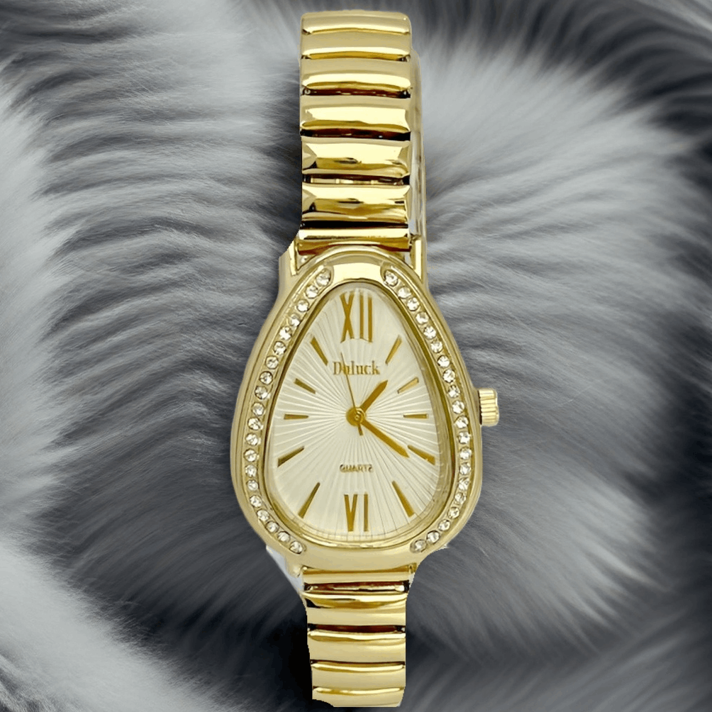 Relógio Feminino Cobra – Design Sofisticado com Pulseira Elástica