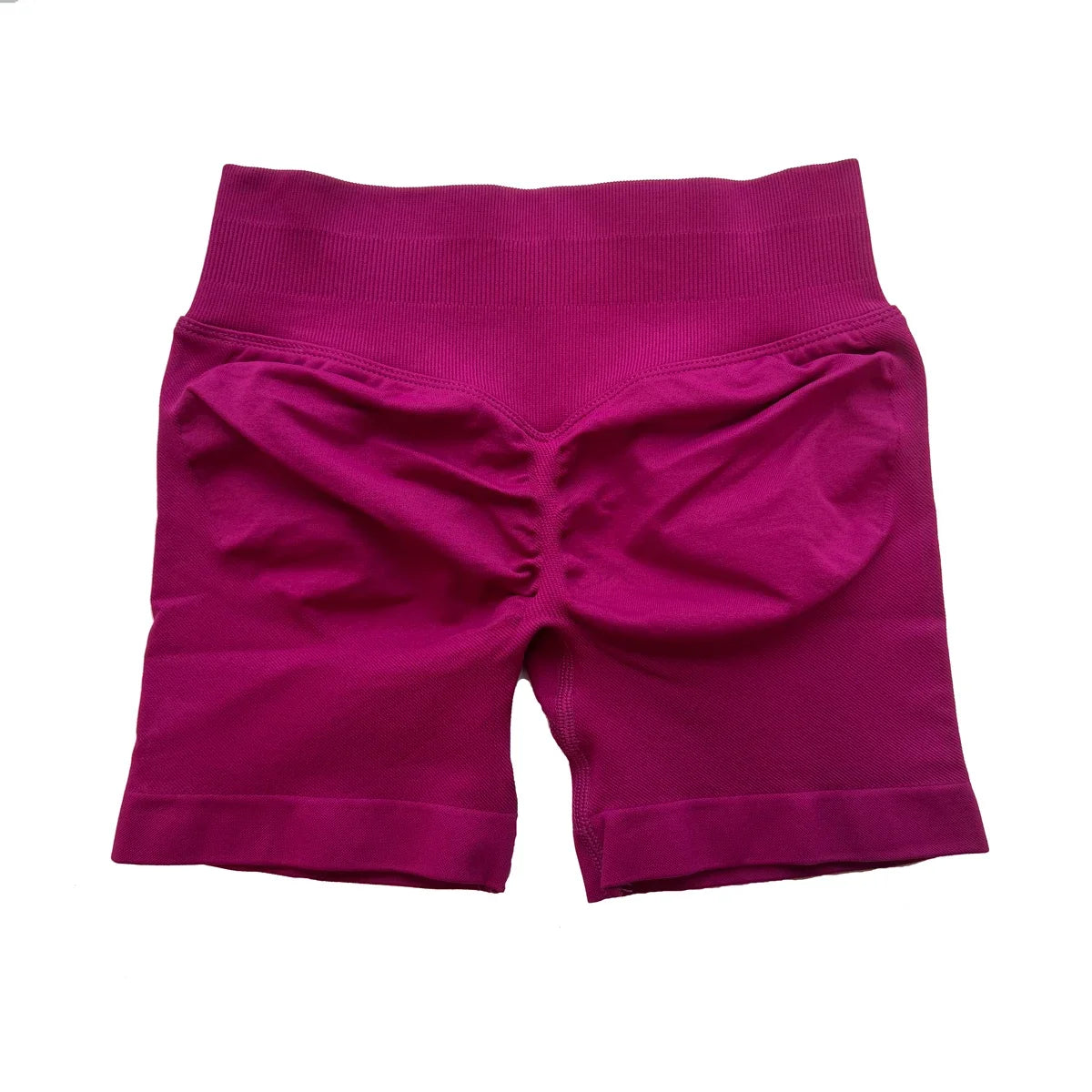 Shorts feminino academia liso Bermudinha malhar cintura Alta