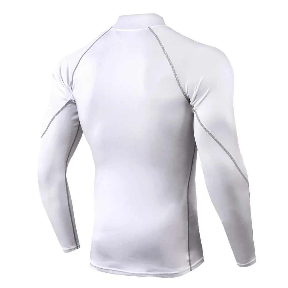 Camiseta Masculina Compressão · Manga Longa · Dry Fit Esportiva
