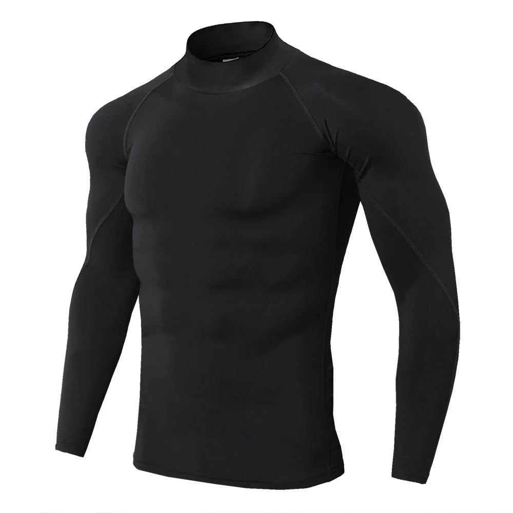 Camiseta Masculina Compressão · Manga Longa · Dry Fit Esportiva