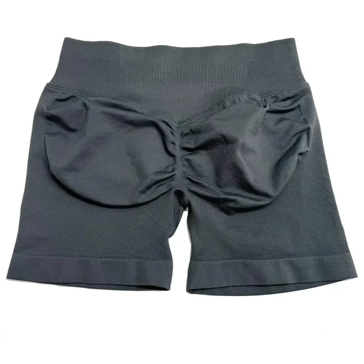 Shorts feminino academia liso Bermudinha malhar cintura Alta