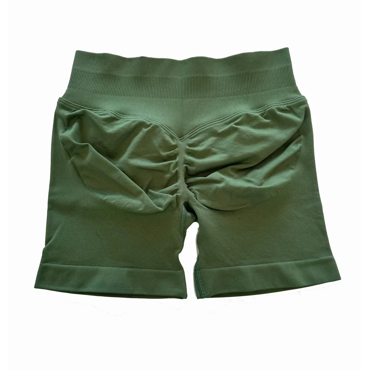 Shorts feminino academia liso Bermudinha malhar cintura Alta
