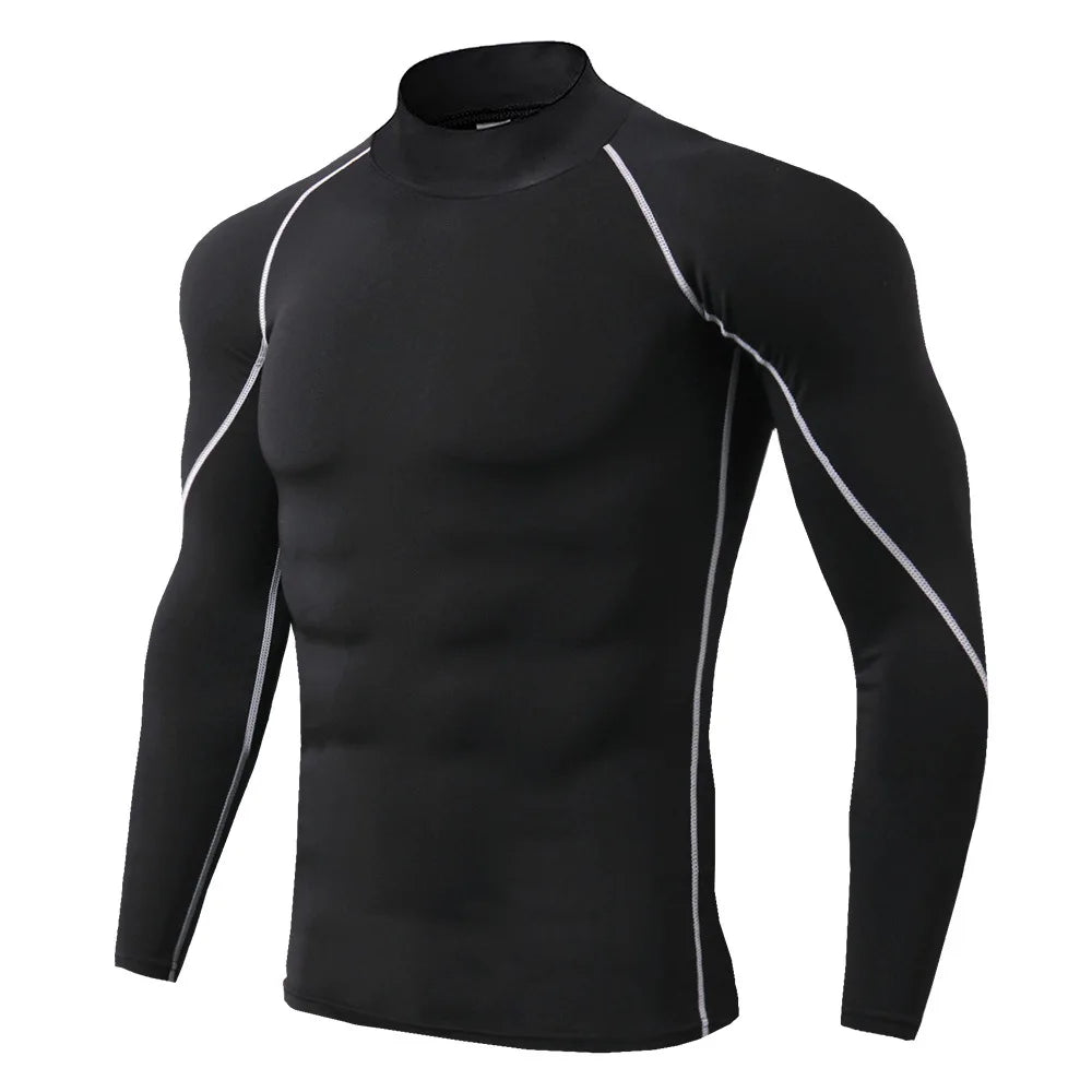 Camiseta Masculina Compressão · Manga Longa · Dry Fit Esportiva