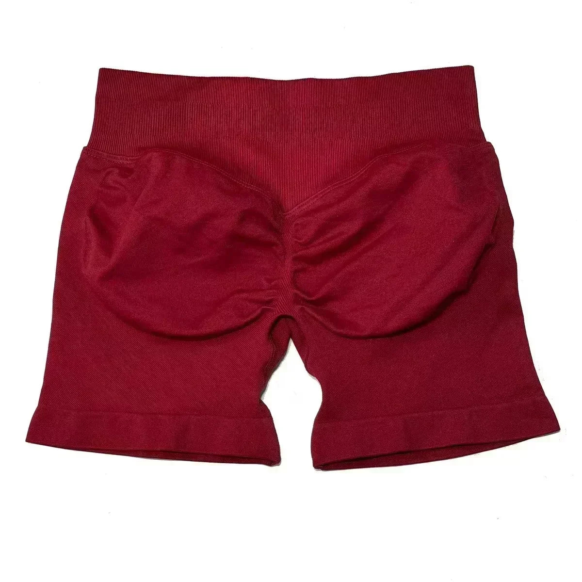Shorts feminino academia liso Bermudinha malhar cintura Alta