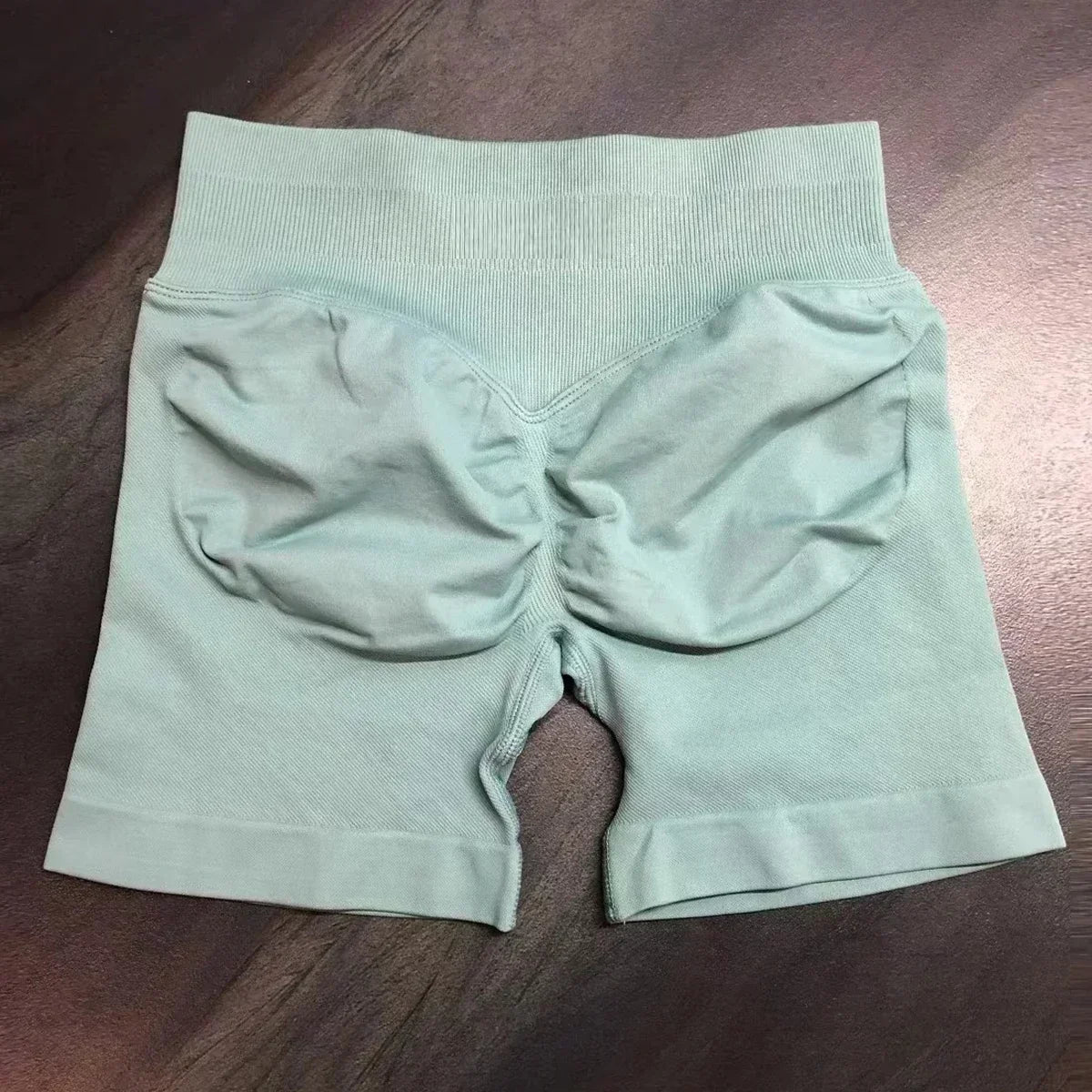 Shorts feminino academia liso Bermudinha malhar cintura Alta
