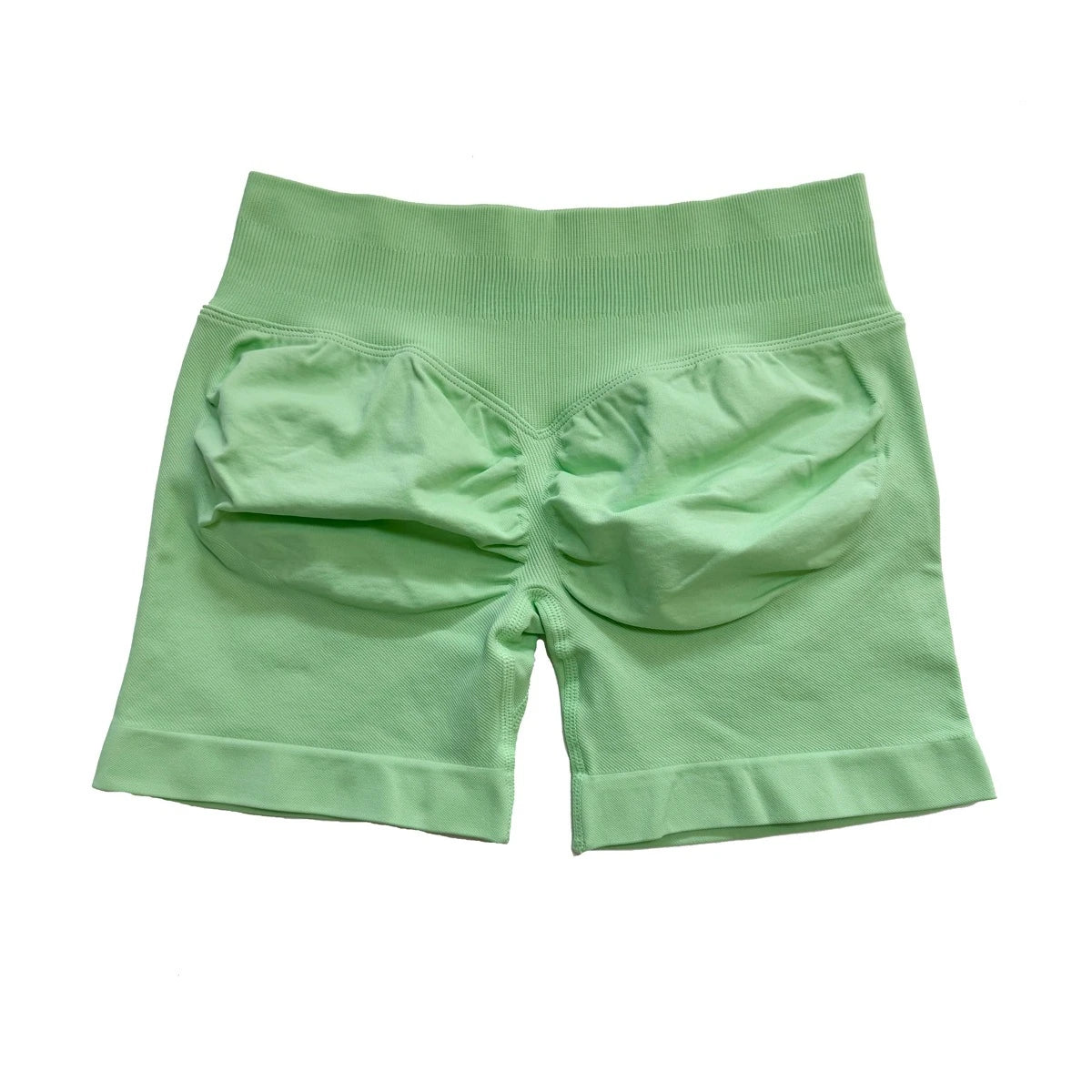 Shorts feminino academia liso Bermudinha malhar cintura Alta