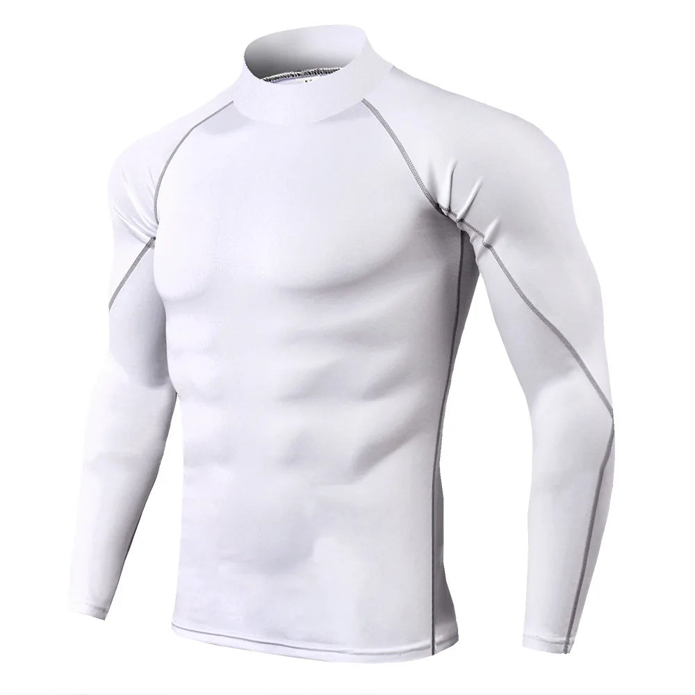 Camiseta Masculina Compressão · Manga Longa · Dry Fit Esportiva