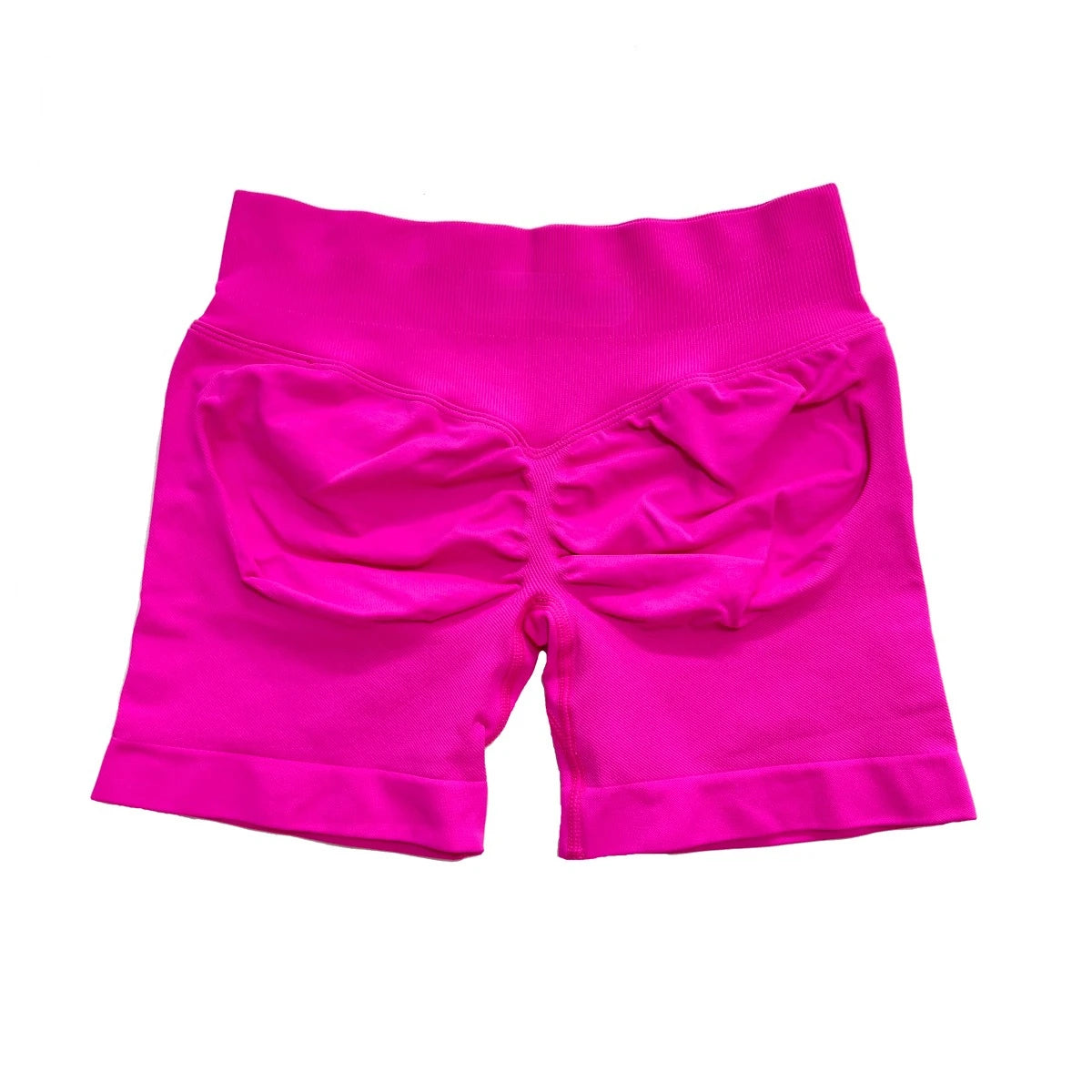 Shorts feminino academia liso Bermudinha malhar cintura Alta