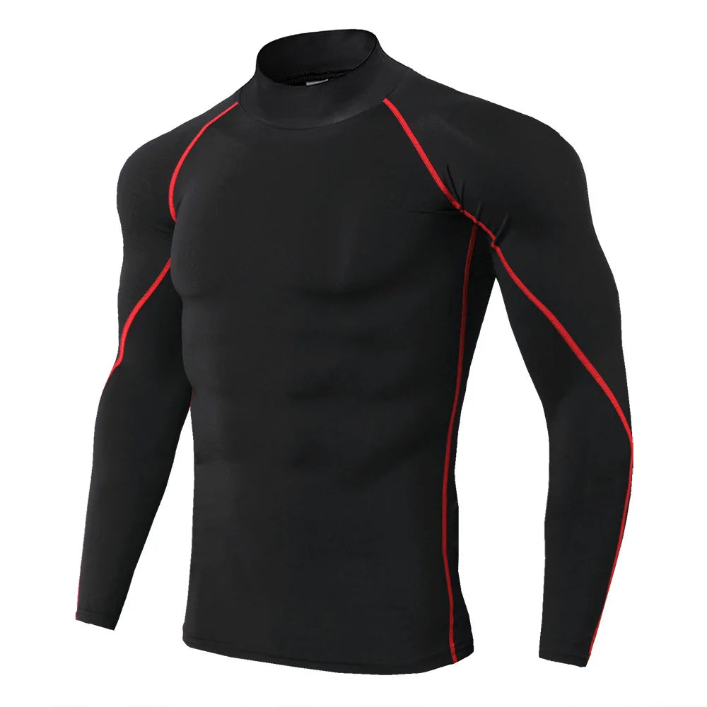 Camiseta Masculina Compressão · Manga Longa · Dry Fit Esportiva