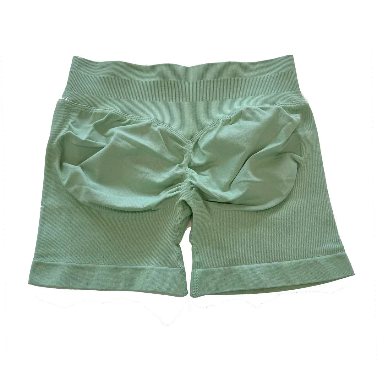 Shorts feminino academia liso Bermudinha malhar cintura Alta