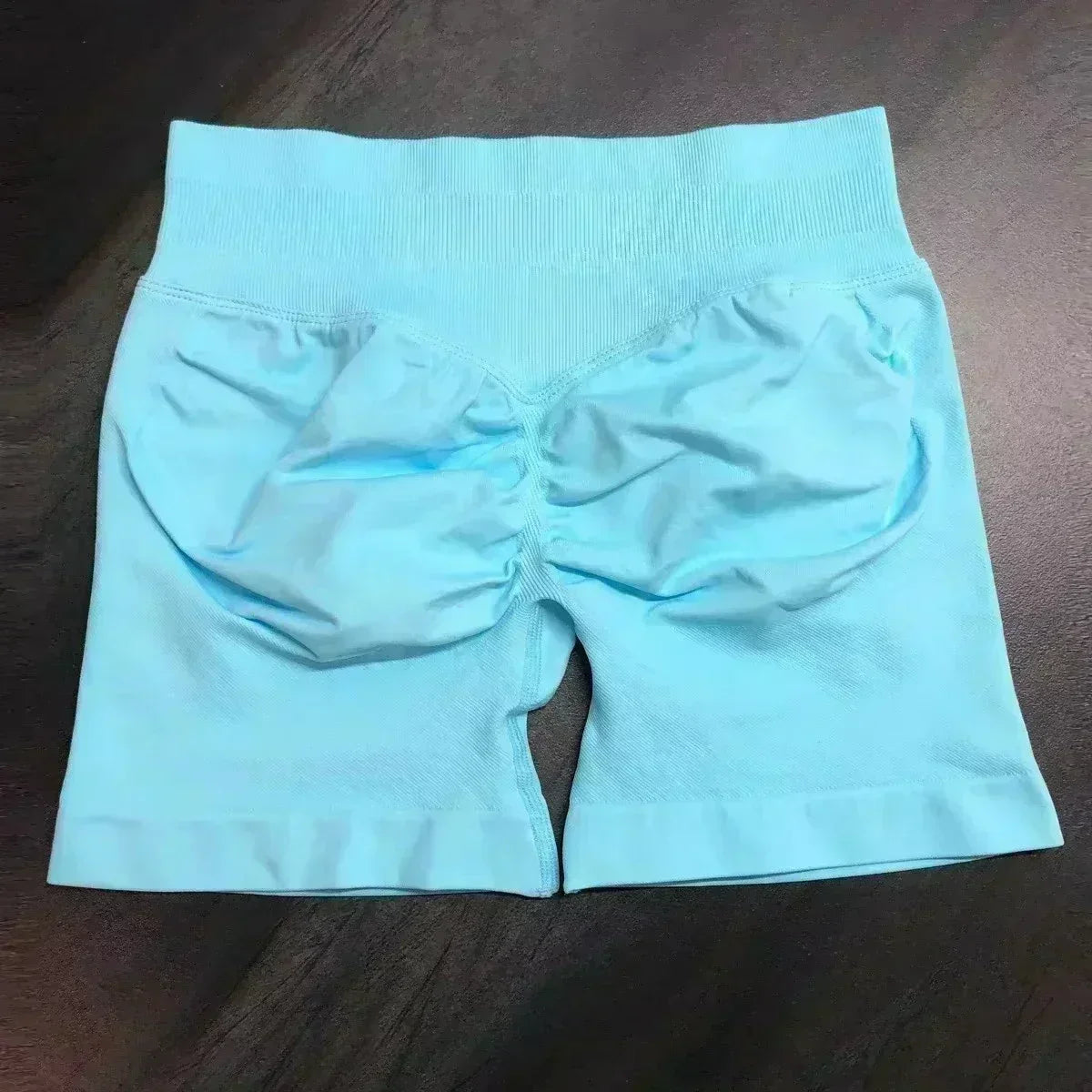 Shorts feminino academia liso Bermudinha malhar cintura Alta