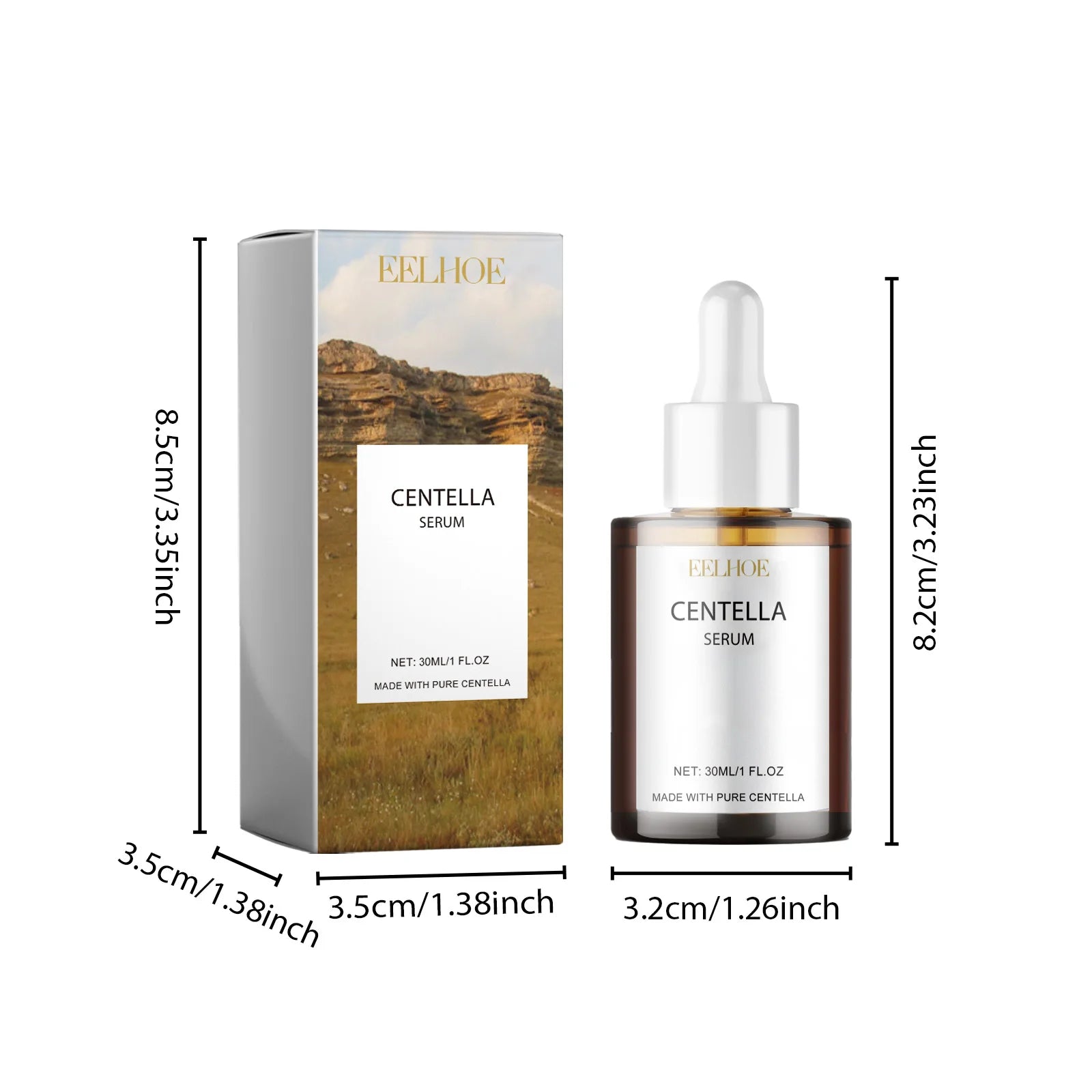 Kit Centella para Pele Sensível — Óleo Demaquilante + Cleanser + Sérum Calmante | Cuidado Diário Completo