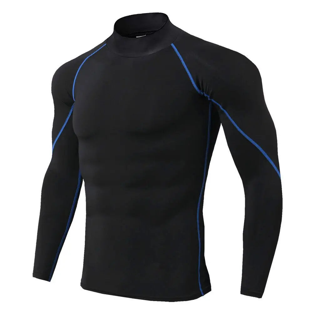 Camiseta Masculina Compressão · Manga Longa · Dry Fit Esportiva