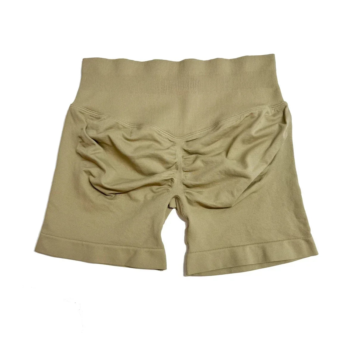 Shorts feminino academia liso Bermudinha malhar cintura Alta