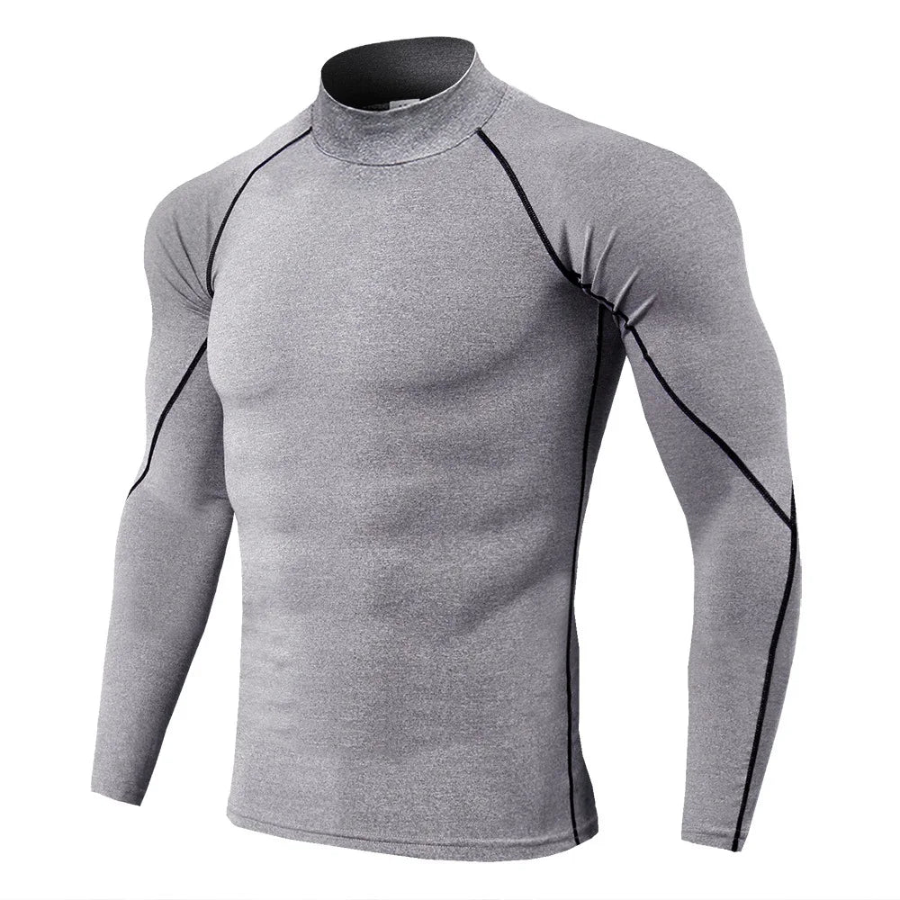 Camiseta Masculina Compressão · Manga Longa · Dry Fit Esportiva