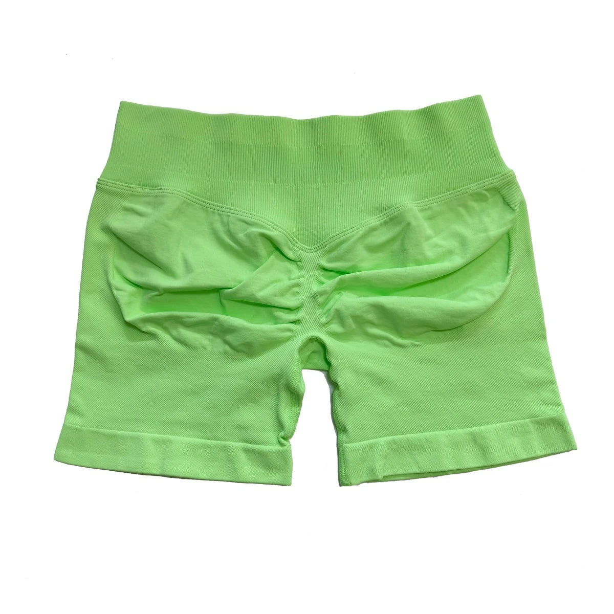Shorts feminino academia liso Bermudinha malhar cintura Alta