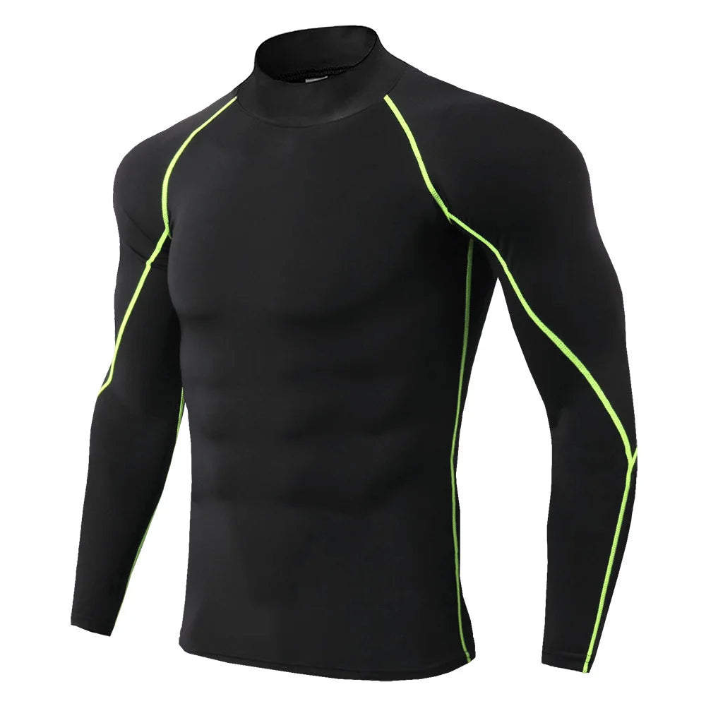 Camiseta Masculina Compressão · Manga Longa · Dry Fit Esportiva