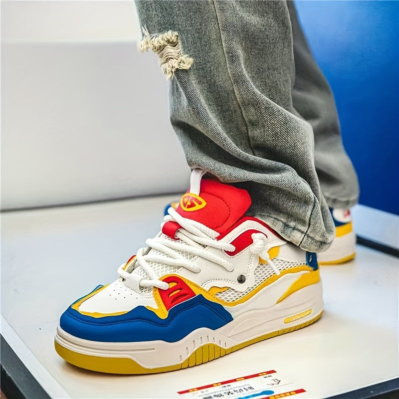 Tênis Feminino Color Block – Leve, Confortável, Solado Grosso, Estilo Streeatwear