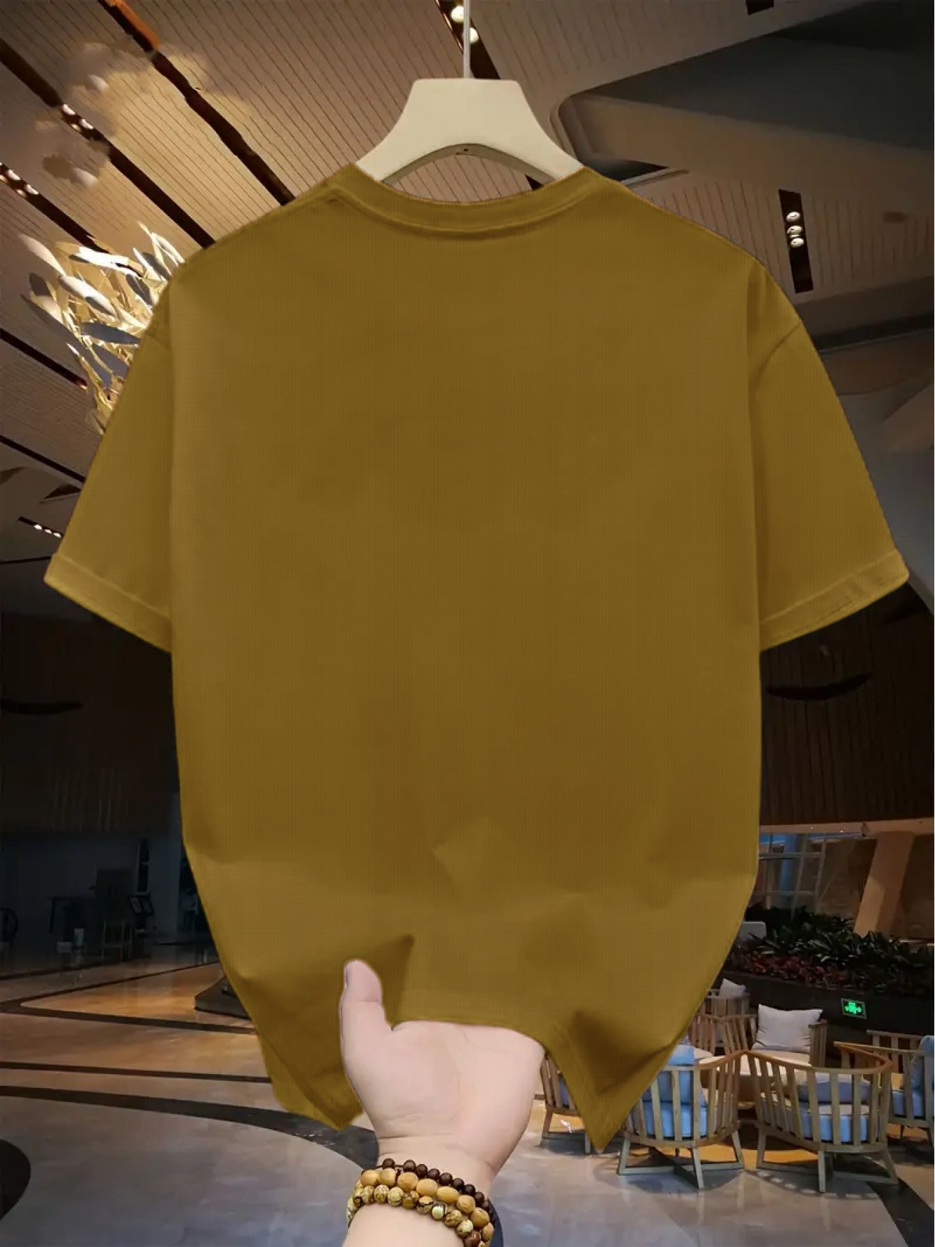 Camiseta Masculina 100% Algodão – Modelo Boston Minimalista, Gola Redonda, Respirável para o Verão, Conforto Premium para Uso Diário, Casual ou Formal