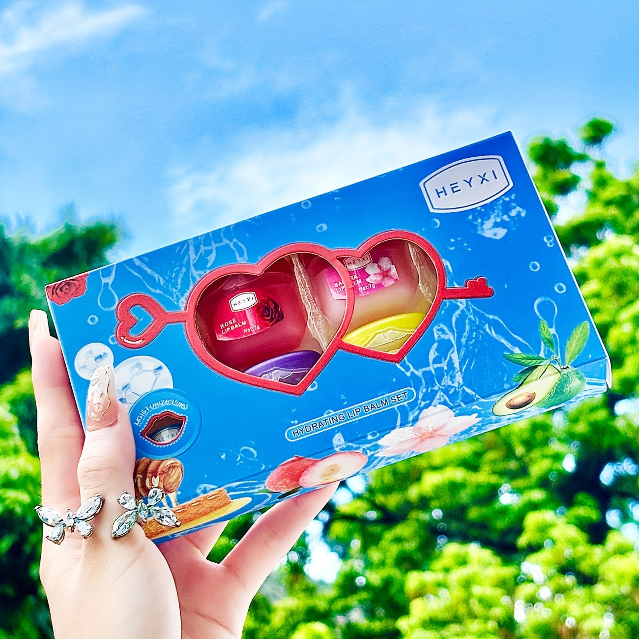 Kit 8 Hidratantes Labiais – Bálsamos Ultra Hidratantes e Máscara Anti-Ressecamento para Lábios Macios, Presentinho Perfeito o Ano Todo