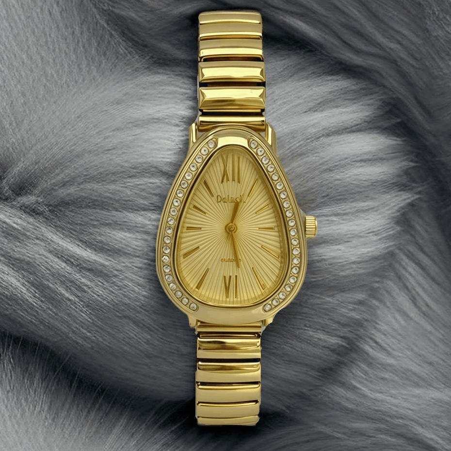 Relógio Feminino Cobra – Design Sofisticado com Pulseira Elástica