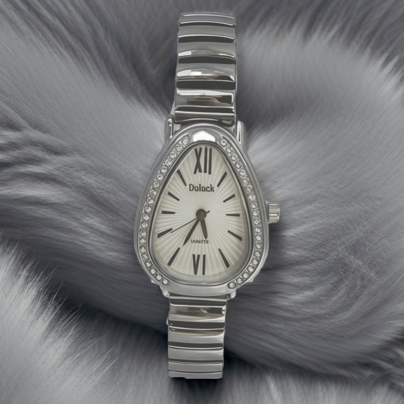 Relógio Feminino Cobra – Design Sofisticado com Pulseira Elástica