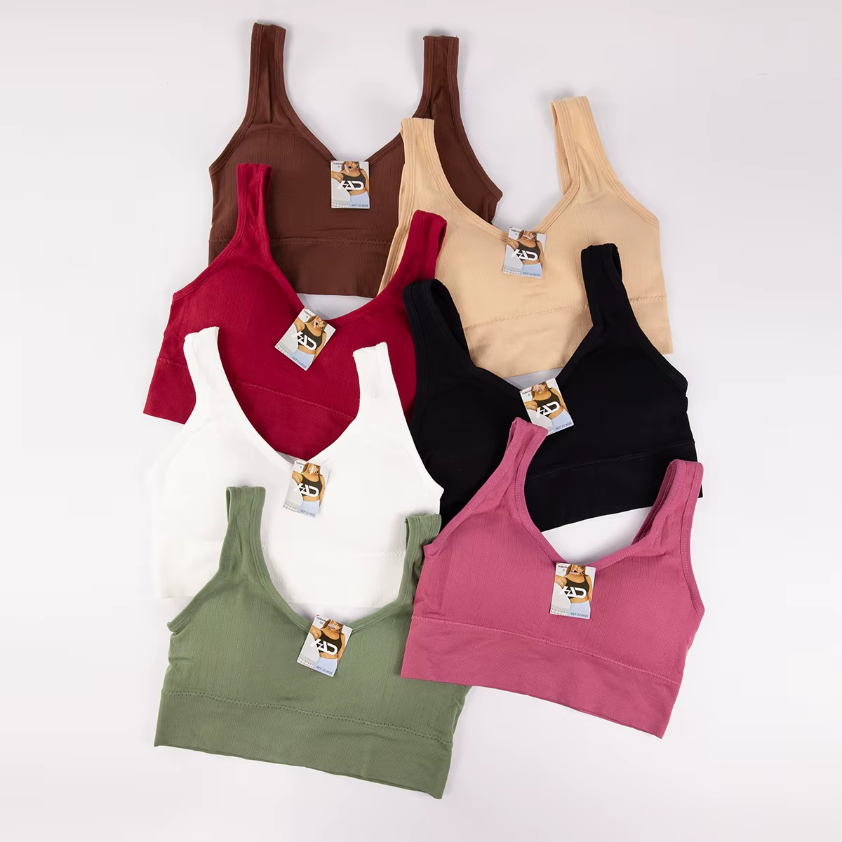 Top Feminino Academia Diversos Modelos – Sutiã Esportivo, Confortável e de Alto Suporte